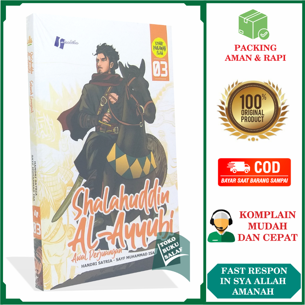 Jual Komik Shalahuddin Al-Ayyubi Seri 3 ORIGINAL Awal Perjuangan Sang ...