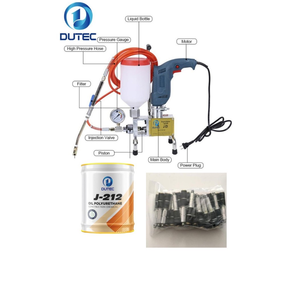 Jual Paket Lengkap Mesin Injeksi Beton Set Bor + Opu 10Kg + Packer ...