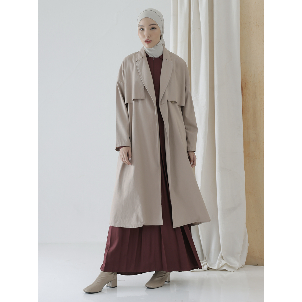 Jual Narya by Aska Label - Outerwear wanita blazer panjang wanita