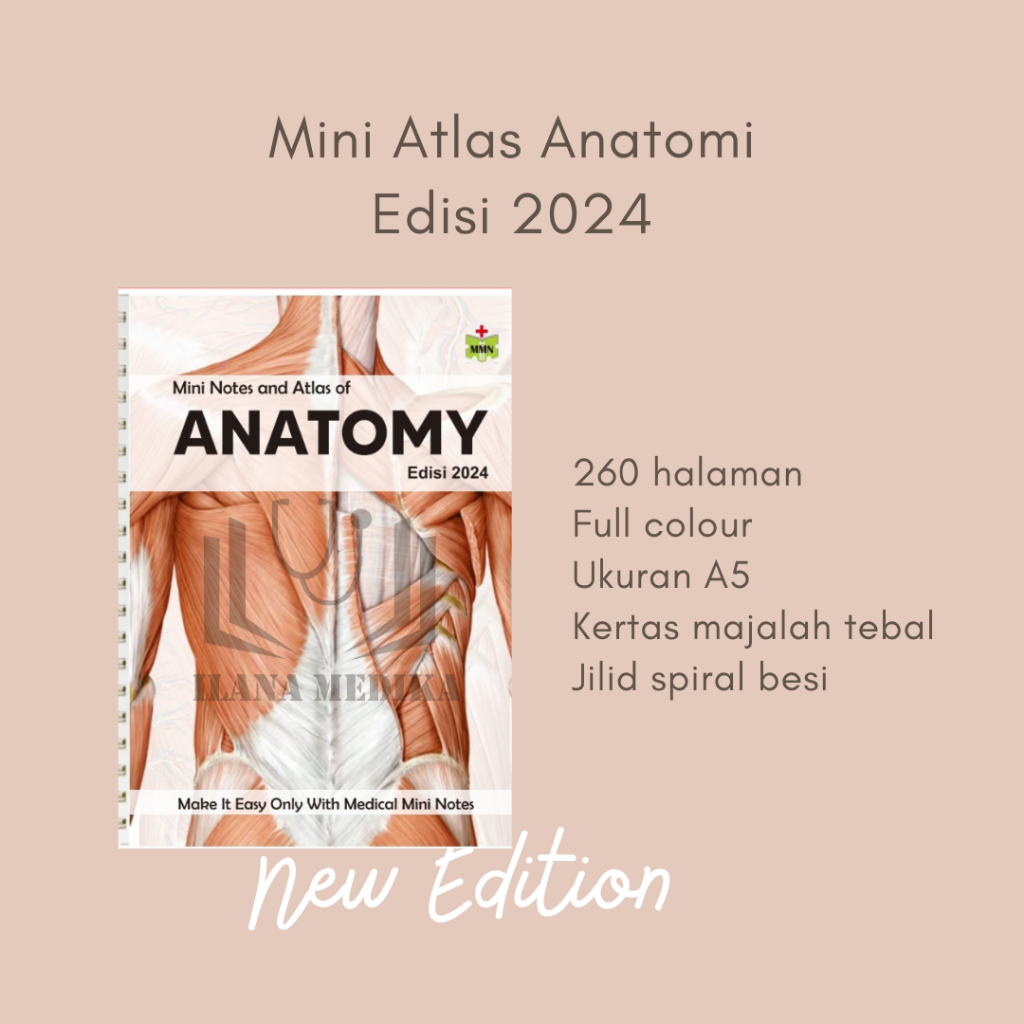 Jual Medical Mini Notes Mini Atlas Of Anatomymmn Atlas Anatomimmn