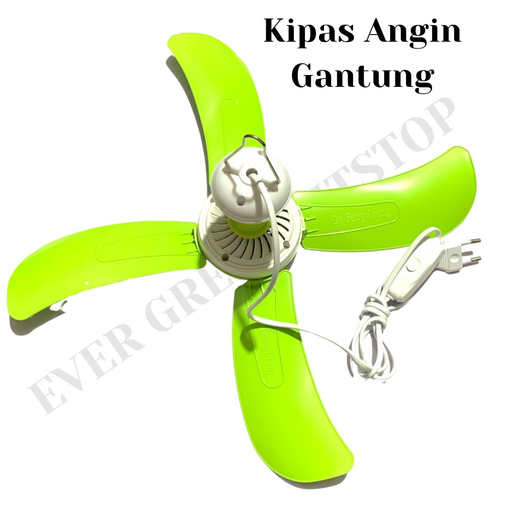 Jual MYVO Kipas Angin Gantung 4 Kipas 15 Watt Pendingin Ruangan Kipas ...