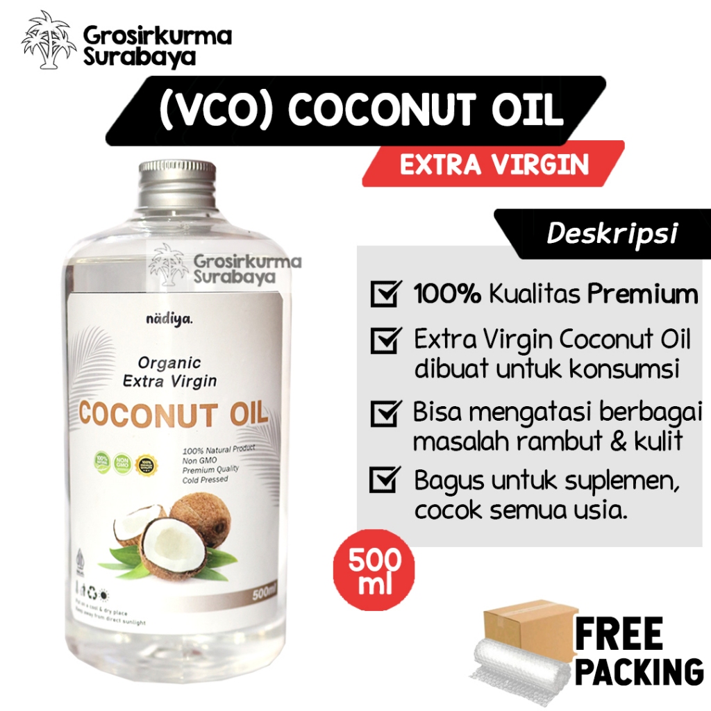 Jual Evco Extra Virgin Coconut Oil Ml Minyak Kelapa Murni Asli Vco Perasan Pertama Kualitas