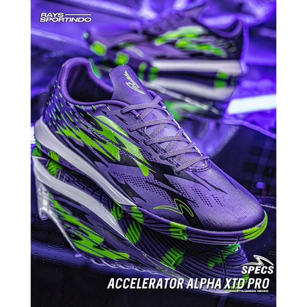 Jual SEPATU FUTSAL SPECS ACCELERATOR ALPHA XTD FG LILAC BLUE OLAHRAGA ...