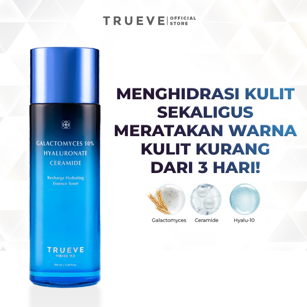 Jual TRUEVE Recharge Hydrating Essence Toner (10 Galactomyces