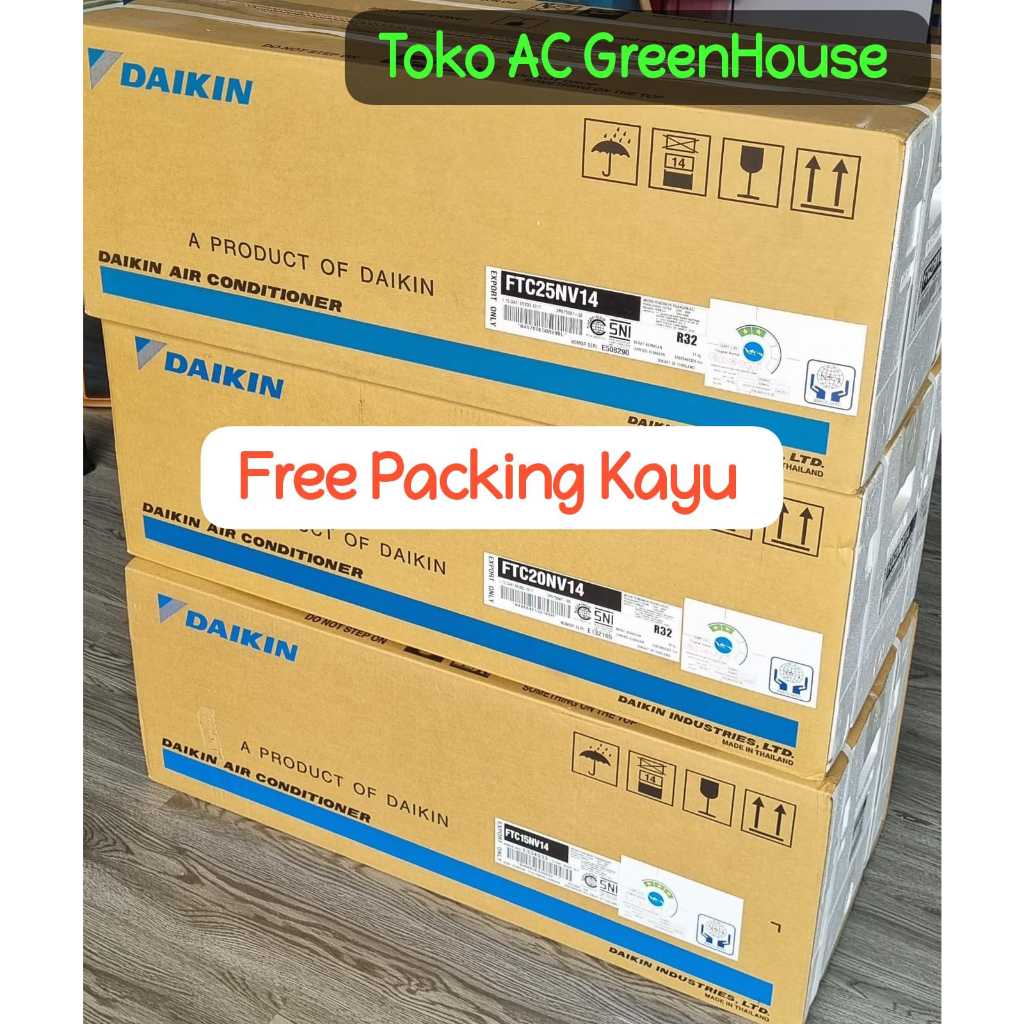 Jual indoor ac daikin 1/2 pk - 1 pk FTC15 - FTC25 Thailand plus remote ...