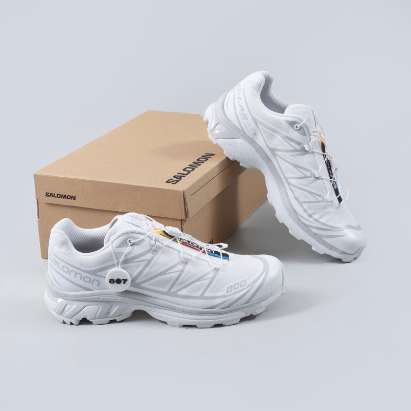 salomon white trainers