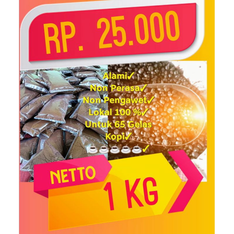 Jual Kopi Jagung Oven / Sangrai Alami Aman untuk Lambung 1 kg ( 1000