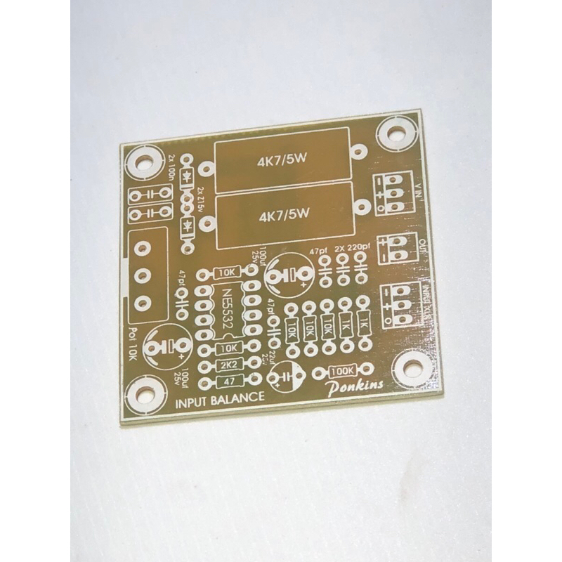 Jual pcb input balance mono pcb fiber fr4 | Shopee Indonesia