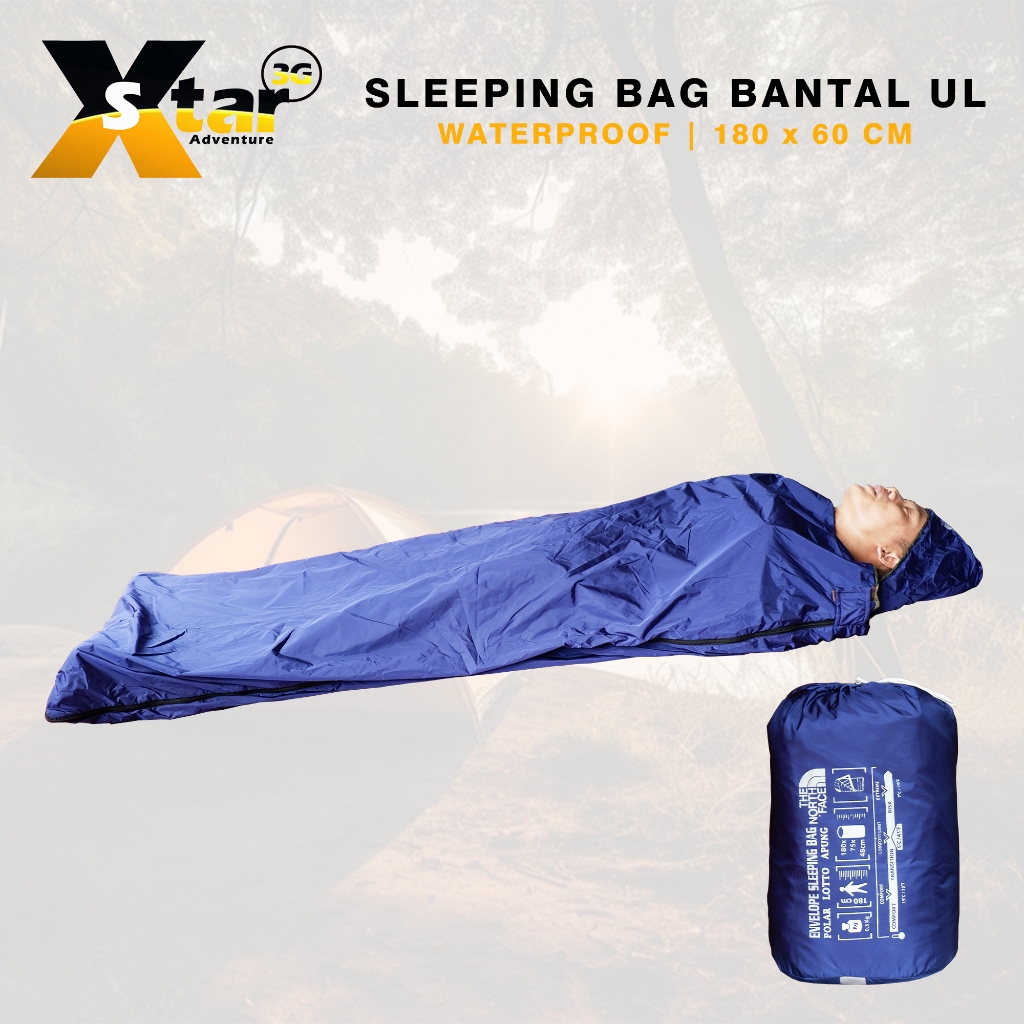 Jual Sleeping Bag Bantal Polar Lotto Kantong Tidur Sleping Bag