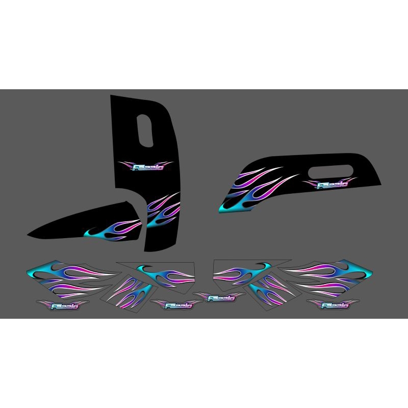 Jual STRIPING STICKER TRANSPARAN API FLAME YAMAHA FAZZIO | Shopee Indonesia