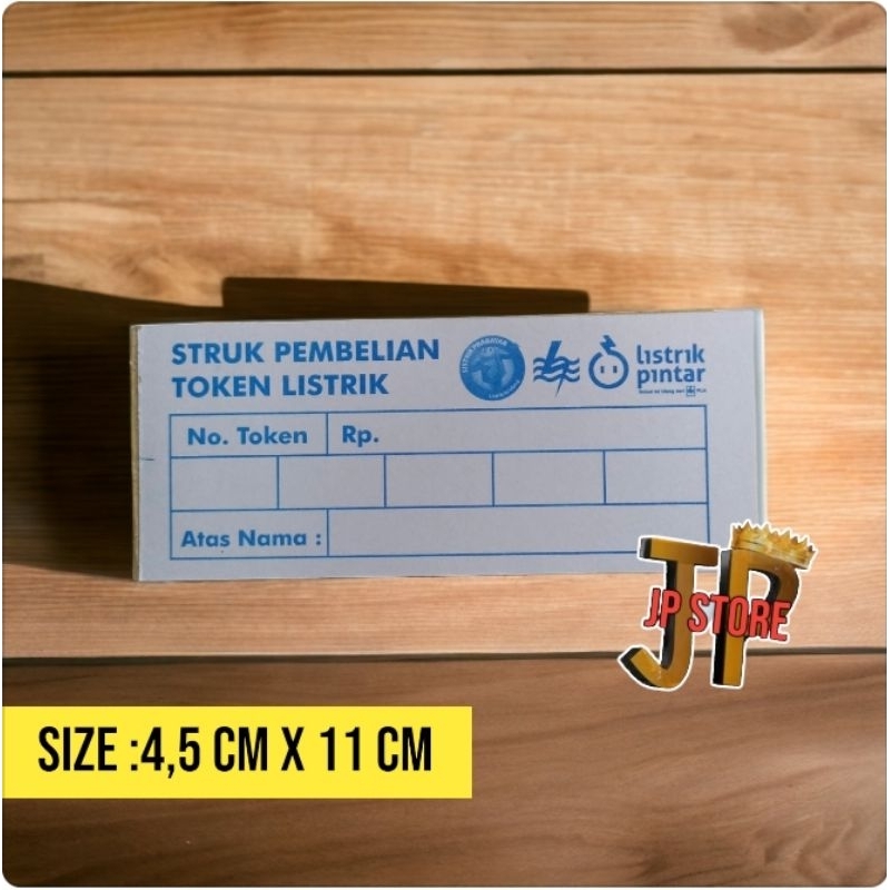 Jual STRUK PEMBELIAN TOKEN LISTRIK | NOTA TOKEN LISTRIK | Shopee Indonesia