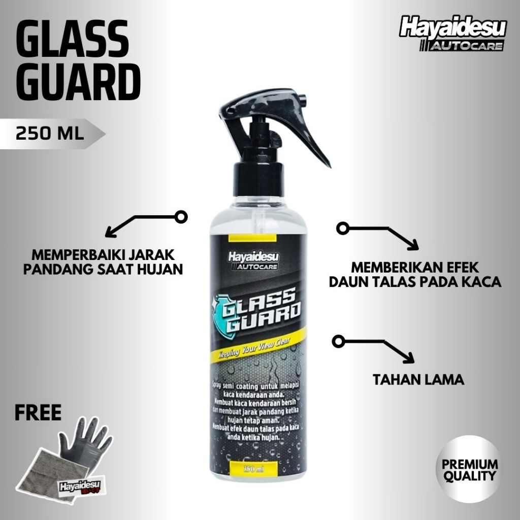 Jual Hayaidesu GLASS GUARD - Semi Coating Kaca - Efek Daun Talas ...