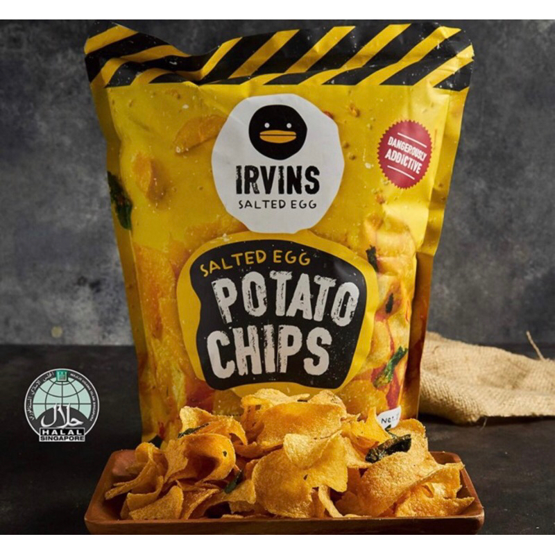 Jual Irvins Potato Salted Egg 95gr Shopee Indonesia