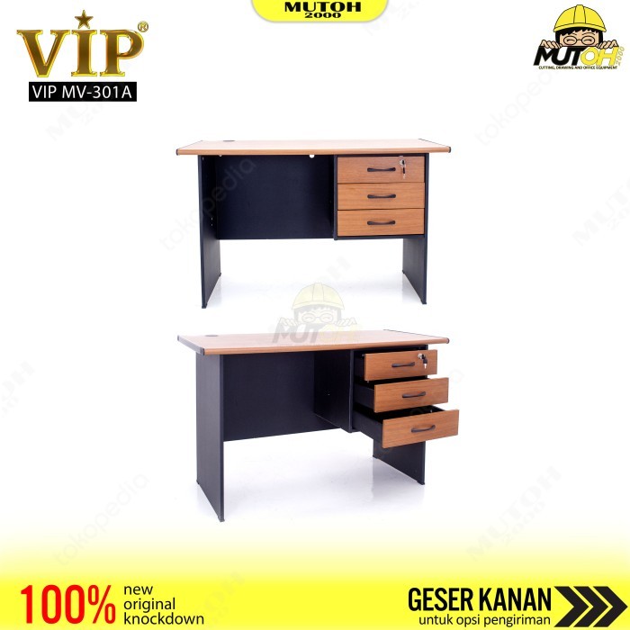 Jual Tkdn Vip Mv A Meja Kantor Kerja Biro Laci Shopee Indonesia