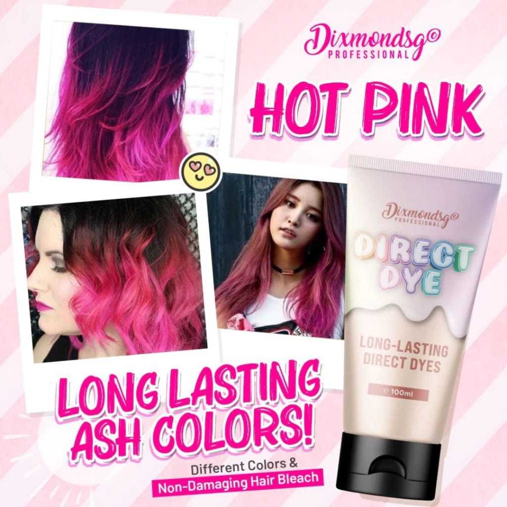 Jual Cat Rambut DixmondSG HOT PINK Hair Dye | Shopee Indonesia