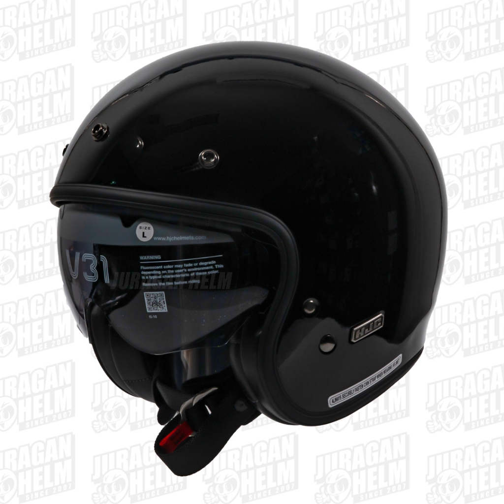 Jual HJC V31 Black Gloss Vintage | Shopee Indonesia