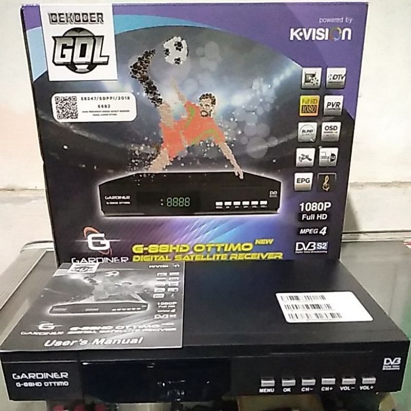 Jual [Replace Mainboard] Receiver Gardiner Ottimo KVision (baca