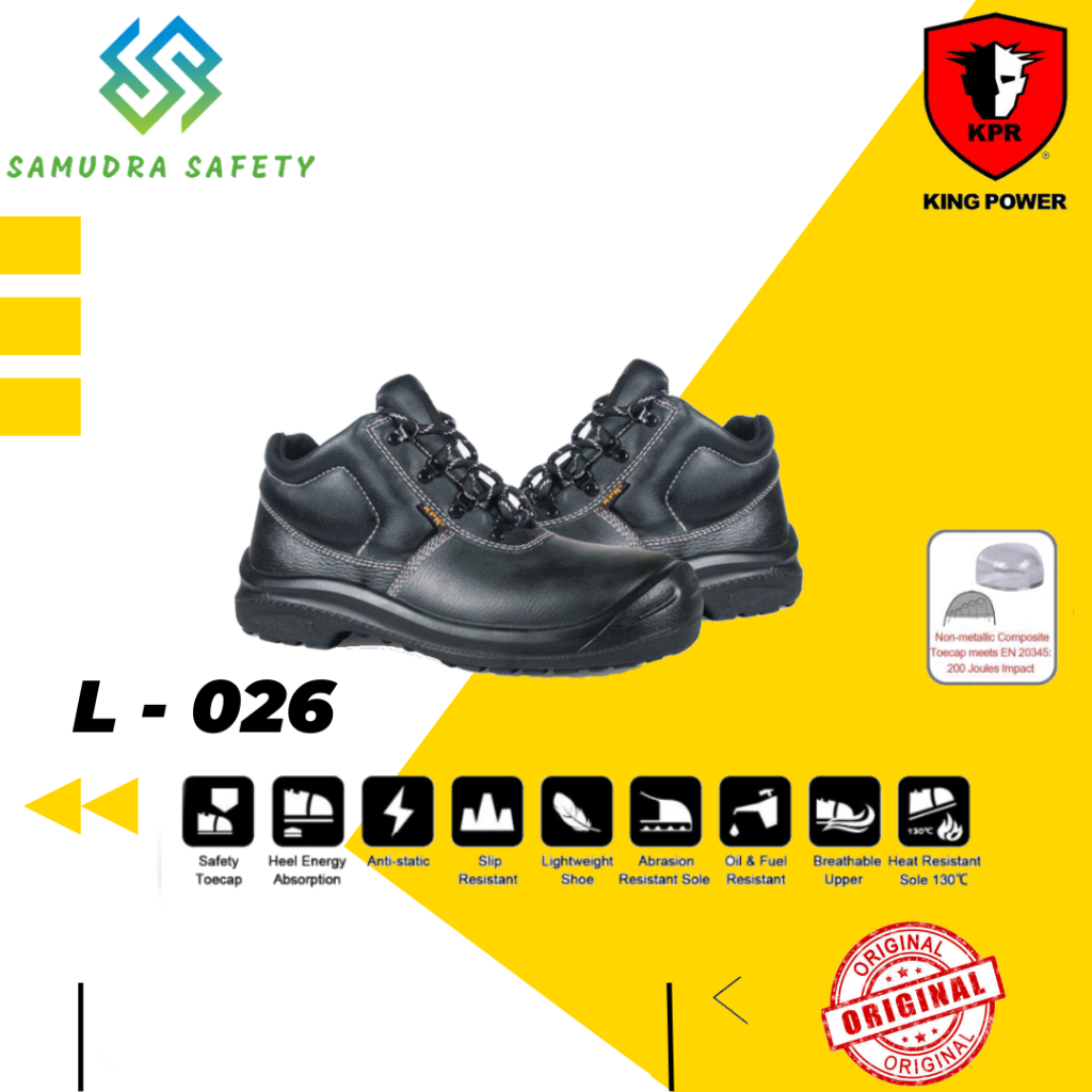 Jual Safety Shoes King Power Sepatu Safety King Power L026