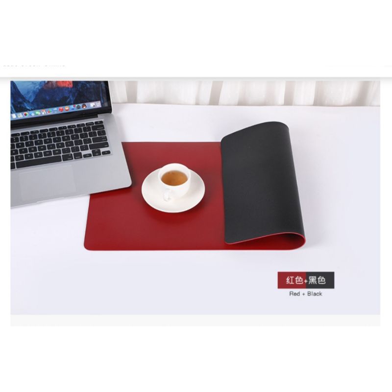 Jual Mouse Pad Meja Komputer Laptop Tahan Air dan Tahan Minyak 2 Warna ...
