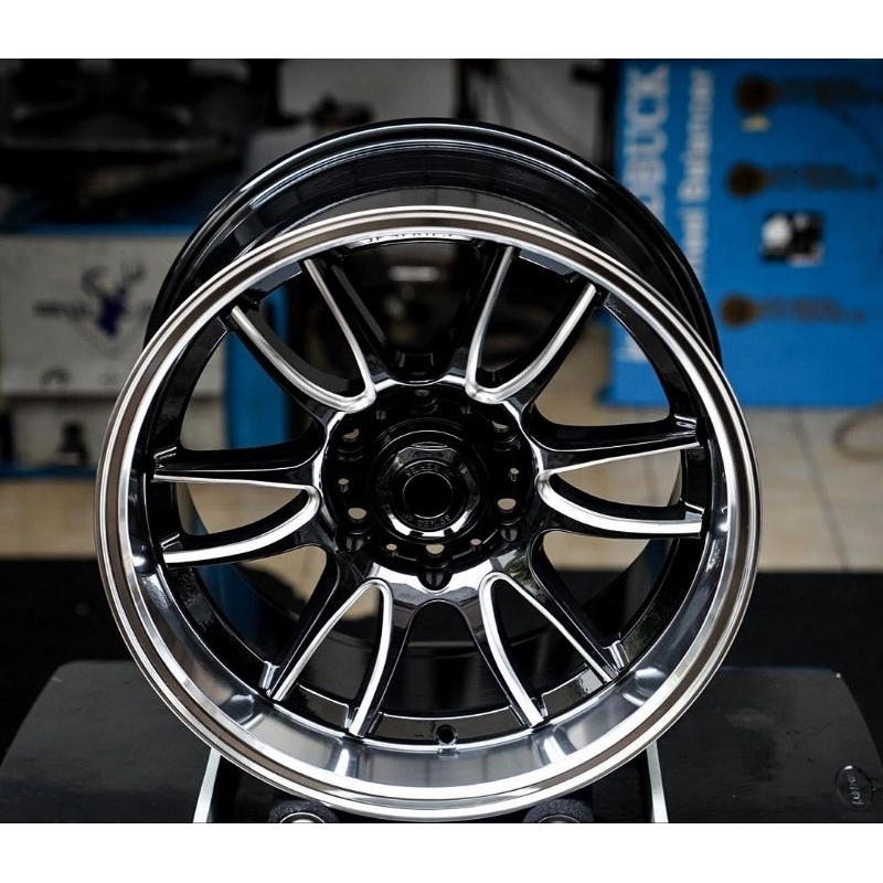 Jual velg racing mobil ring 18 GAZE JF LUXURY velg racing r18 Pajero