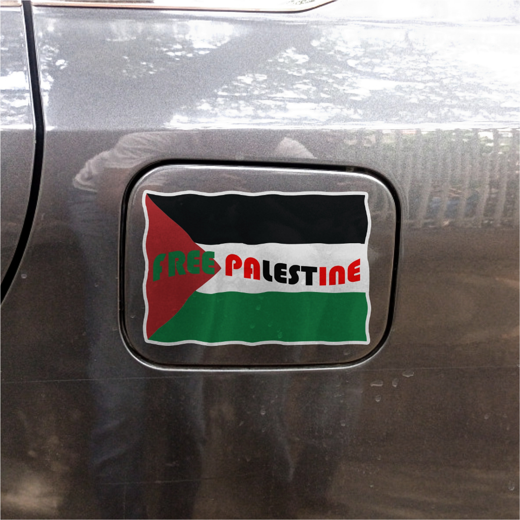 Jual sticker palestina tangki mobil cutting sticker free palestina ...