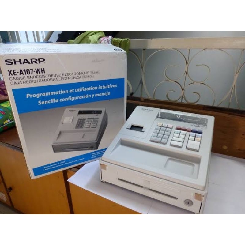 Jual Mesin Kasir Sharp XE A107 WH/Cash Register Shopee Indonesia