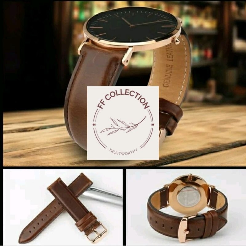 Jual Strap tali jam 5.0.A tangan original DW daniel wellington kulit asli uk. 18mm 20mm 22mm Shopee Indonesia