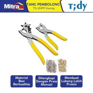 Jual Tang Pembolong Kulit Tidy TS-2HPP Kuning - Leather Punch | Shopee ...