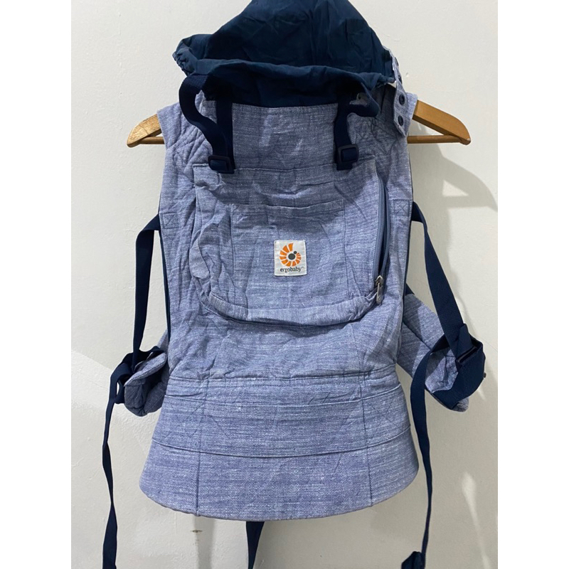 Ergo baby carrier vintage blue best sale