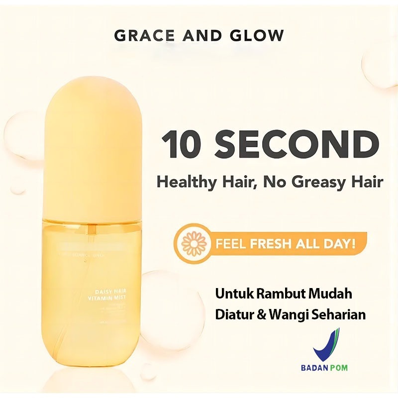 Jual Grace and Glow Daisy Perfume Hair Vitamin Mist Sweet Scented and