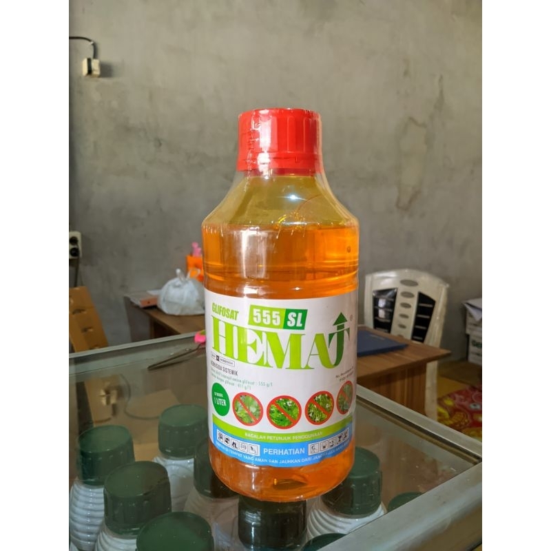 Jual Herbisida Sistemik Hemat 555 Sl 1 Liter Shopee Indonesia