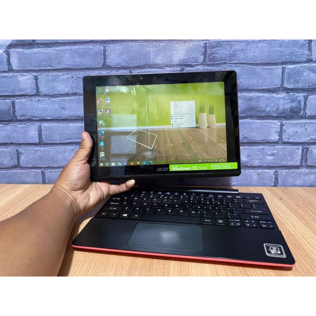 Jual Laptop Acer SW3013. Layar touchscreen/LAYAR SENTUH. Layar bisa
