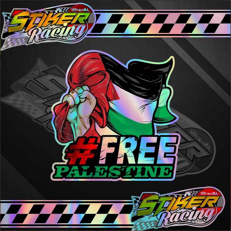 Jual STIKER FREE PALESTINE STIKER PERJUANGAN ISLAM STIKER LOGO
