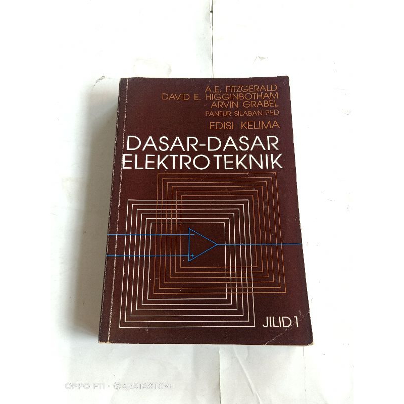 Jual BUKU DASAR DASAR ELEKTRO TEKNIK JILID 1 EDISI KELIMA A E ...