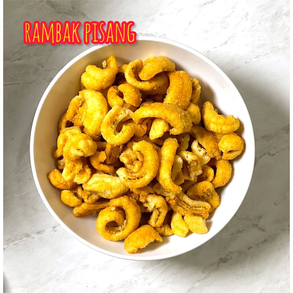 Jual Keripik Rambak Pisang 250 Gr 1 4 Kg Shopee Indonesia