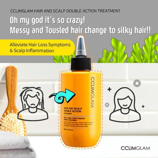 Jual CCLIMGLAM Hair and Scalp Double Action Treatment 200ml