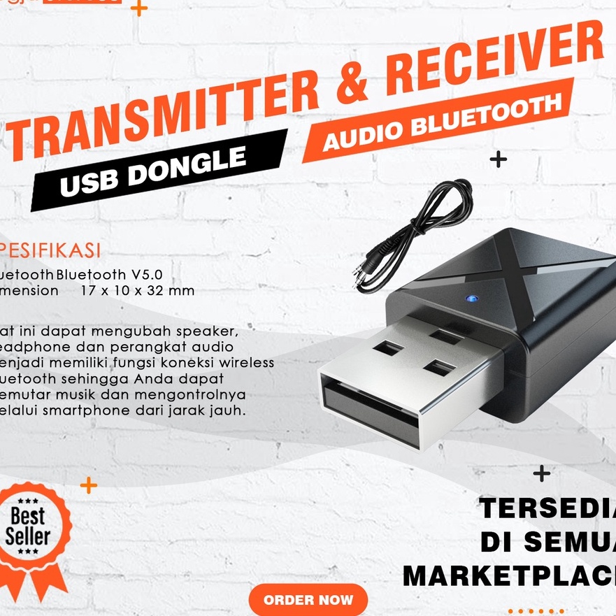 Jual PROMO 2 in 1 USB Dongle HiFi Audio Bluetooth Transmitter