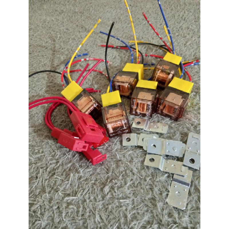 Jual Paket Lengkap Relay Transparan V A Kaki Socket Relay Kabel