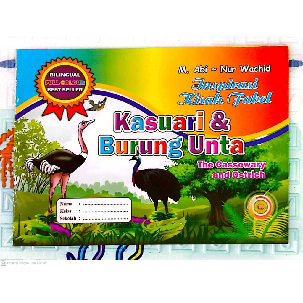 Jual buku cerita inspirasi kisah kasuari & burung unta the cassowary