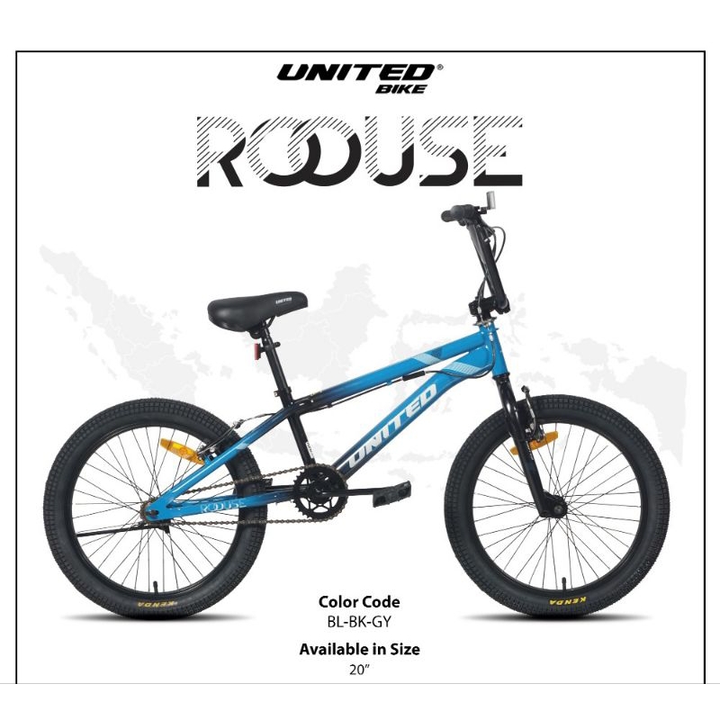 Jual Sepeda BMX 20 inch United Roouse Rotor Freestyle | Shopee Indonesia