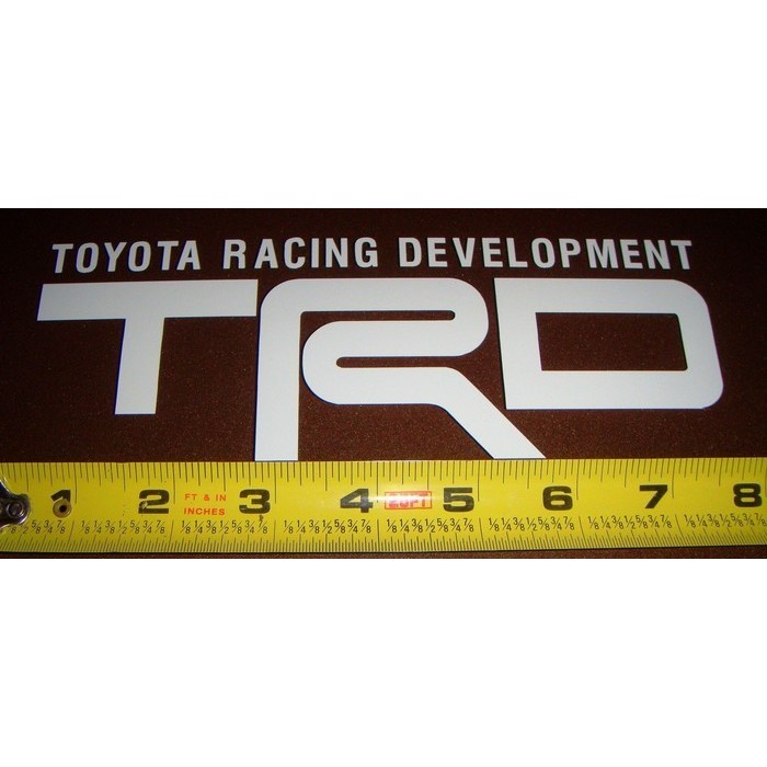 Jual Sticker TRD Toyota Racing Development Single | Shopee Indonesia
