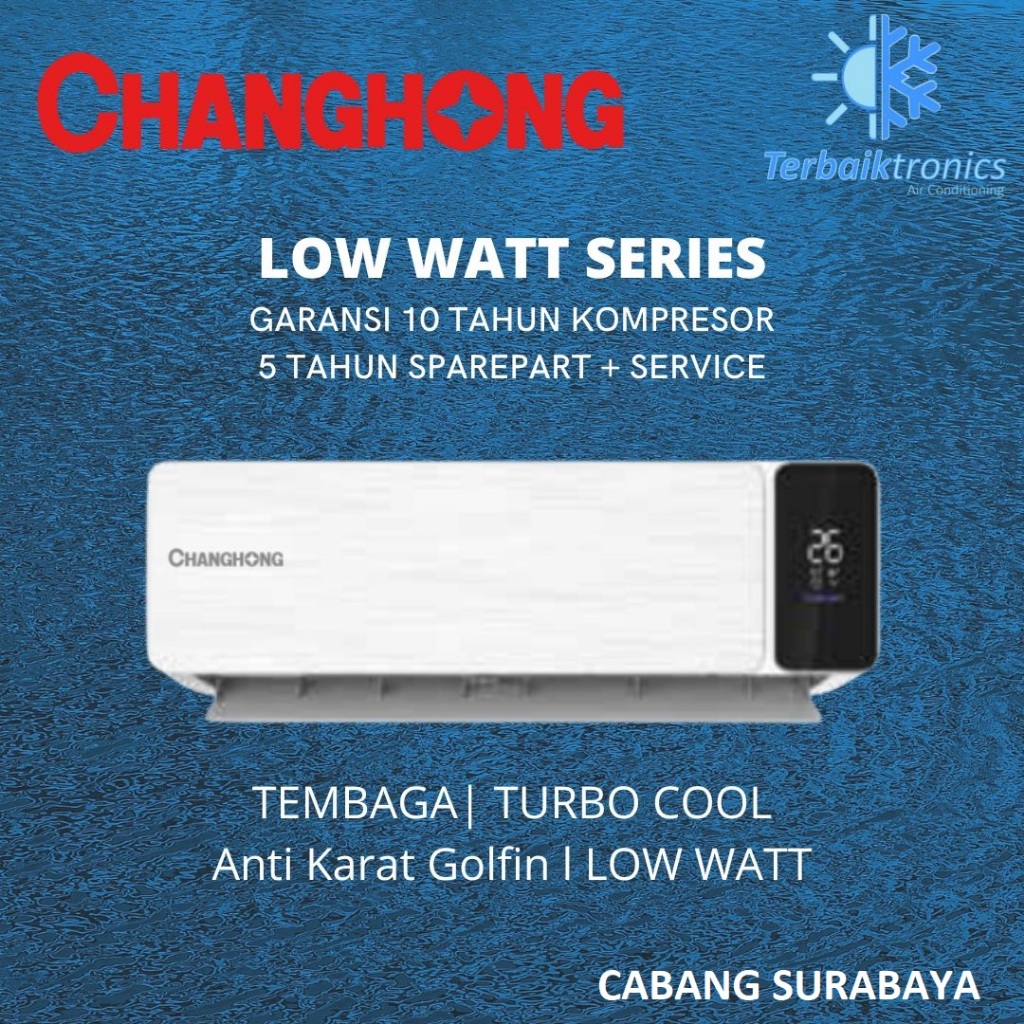 Jual AC Changhong Low Watt 1/2 PK R32 CSC05RDX / CSC 05RDX Shopee