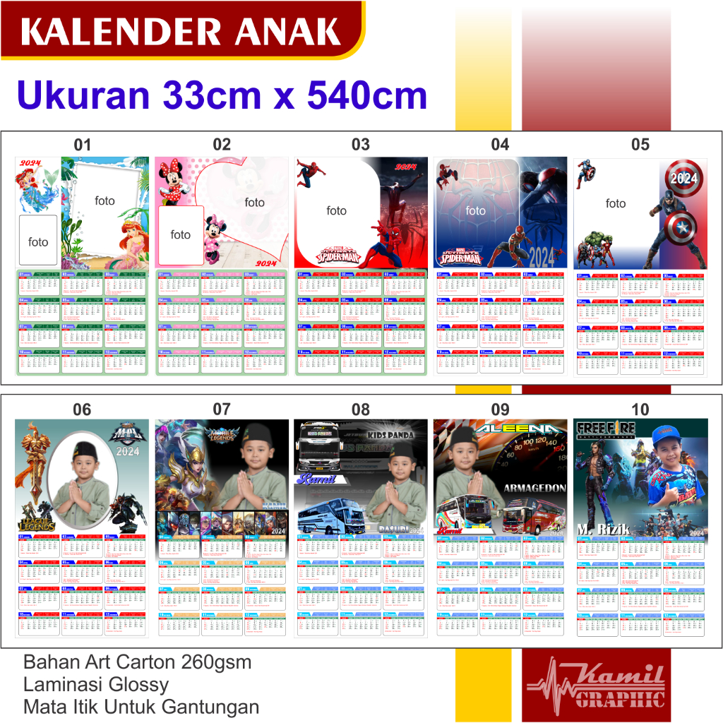 Jual kalender custom | Shopee Indonesia