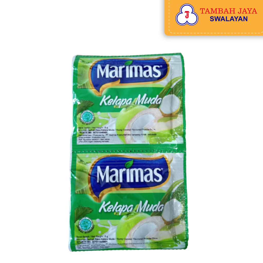 Jual Marimas Kelapa Muda 1 Renceng isi 10 sachet | Shopee Indonesia