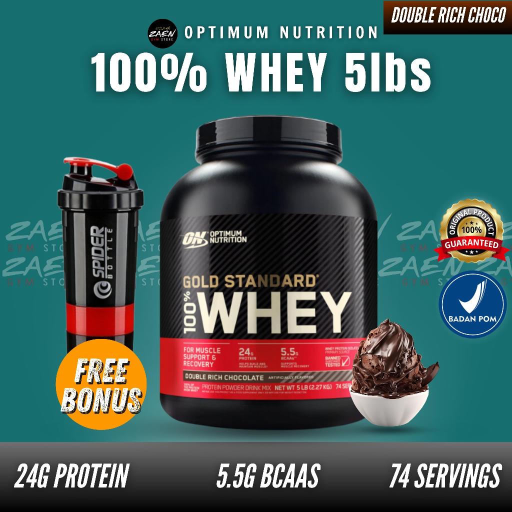 Jual OPTIMUM NUTRITION GOLD STANDARD 100% WHEY 5 LBS | Shopee Indonesia