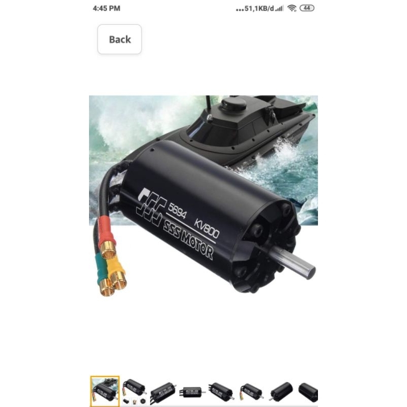 Moteur RC SSS MOTOR 5694 KV1200 + Contrôleur - Occasion Testée OK