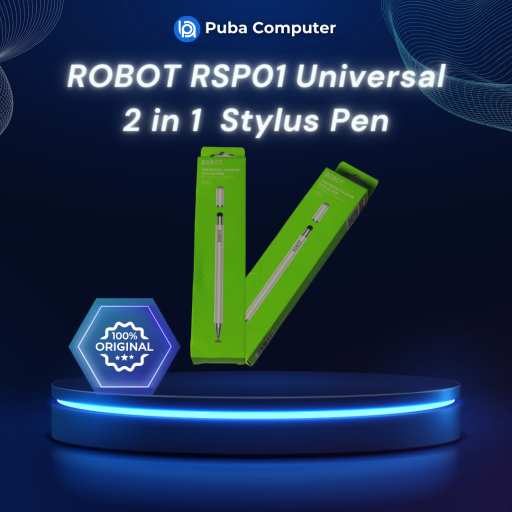 Jual ROBOT RSP01 Universal 2 in 1 Capacitive Stylus Pen for Mobile and ...