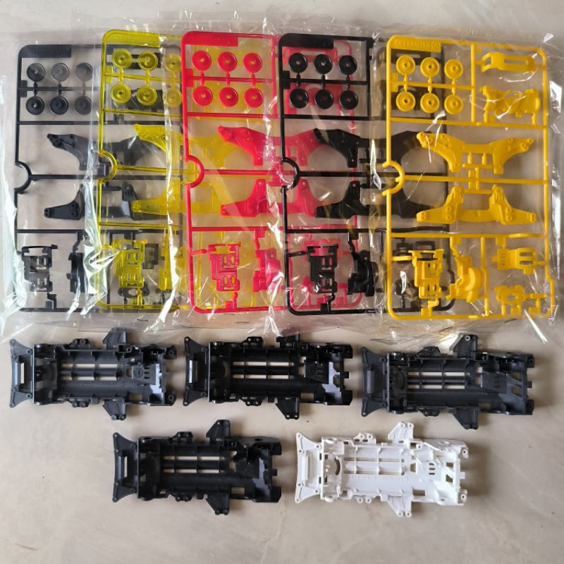 Châssis Tamiya JR VZ - Set Complet Couleur Bleu Pastel - Neuf Sous Emballage - Réf. TAM95629