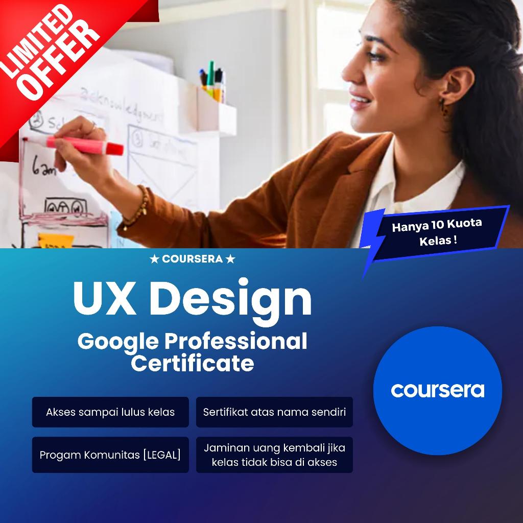 Jual Course UX Design Professional Certificate Coursera + Sertifikat ...