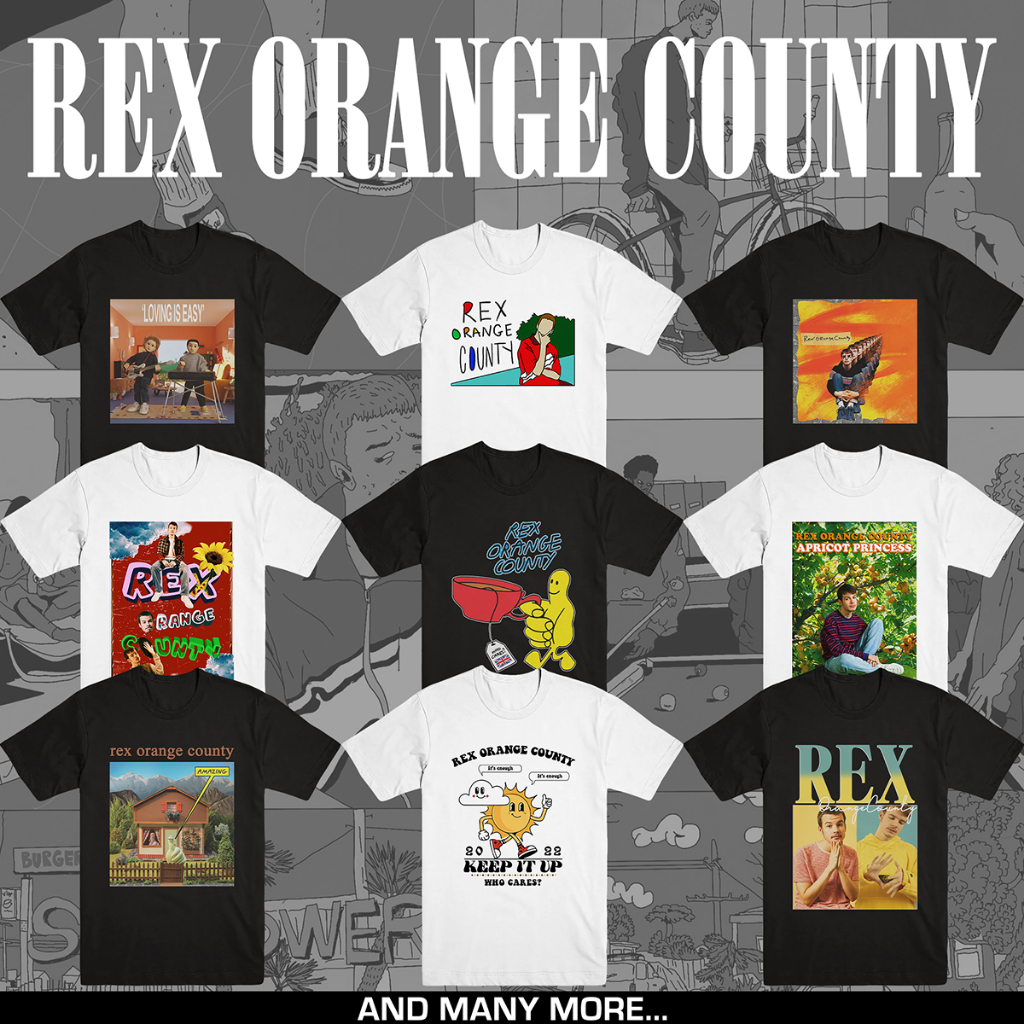 Jual REX ORANGE COUNTY | T-SHIRT MUSIC | INDIE POP | MERCHANDISE